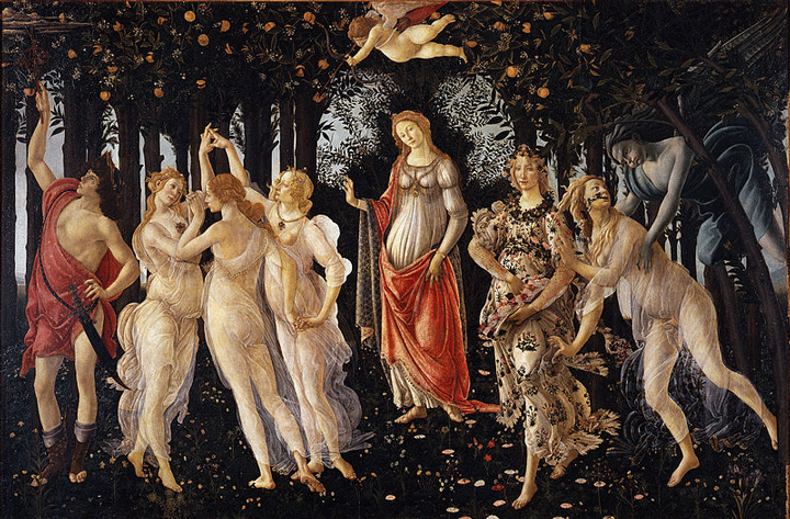 La primavera van Sandro Botticelli